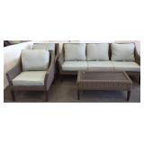 6 piece Yardbird brand indoor / outdoor wicker set