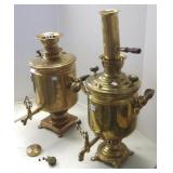2 Russian samovars (as seen)