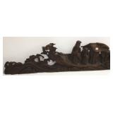 Approx. 43" oriental wood carving