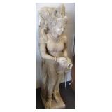 Approx. 54" Thailand stone temple figure