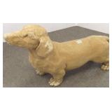 24" cement dachshund