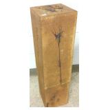 Signed 33" studio pottery stand (as seen)