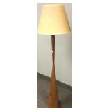 Mod teak floor lamp