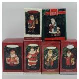 (6) HALLMARK ORNAMENTS: LIMITED SANTA