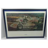 RON BURTON LITHOGRAPH RODGER WARD 1962