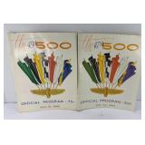 (2) INDIANAPOLIS 500 PROGRAMS : 1963, 1965