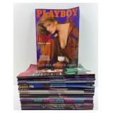 (18) PLAYBOY MAGAZINES: 1986 & 1987