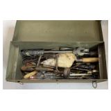 TOOL BOX WITH ASSORTED TOOLS