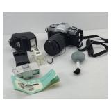 MINOLTA MODEL X370 W/ LENSE & ACCESSORIES