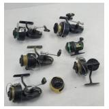 (5) ASSTD FISHING REELS