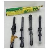 (4) RIFLE SCOPES