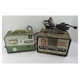 (2) BATTERY CHARGERS