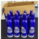 BUD LITE COLTS ALUMINUM BOTTLES W/ CASE