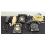 (6) VINTAGE TELEPHONES