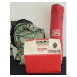 COOLER, INFLATABLE MATTRESS & TENT?