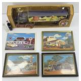 COCA-COLA DIECAST SEMI & PICTURE