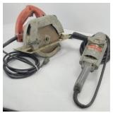 RIGHT ANGLE GRINDER & CIRCULAR SAW