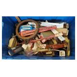 TOOLS, PARTS, HARDWARE IN TOTE