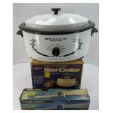 SLOW COOKER, TABLE TOP GRILL, ELEC KNIFE