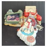 COCA-COLA CLOCK & PHONE