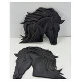 METAL HORSE HEADS 8 INCH