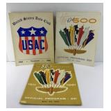 1959 & 1961 INDIANAPOLIS 500 PROGRAMS