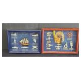 (2) FISHING KNOT DISPLAYS