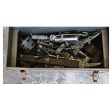 PULLERS & ASSORTED TOOLS IN TOOL BOX