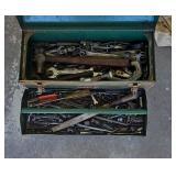 HAMMER, WRENCHES, ASST TOOLS IN TOOL BOX