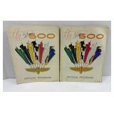 (2) INDIANAPOLIS 500 PROGRAMS : 1968, 1967