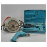 CORDLESS SCREW DRIVER & CORDED SAW