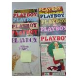 COMPLETE 1982 PLAYBOY MAGAZINES
