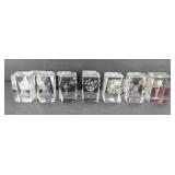 ETCHED CRYSTAL PAPERWEIGHT