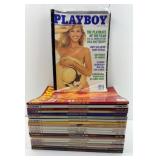 (20) PLAYBOY MAGAZINES: 1990 & 1991