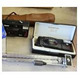 OLYMPUS & VIVITAR CAMERAS & TRIPOD