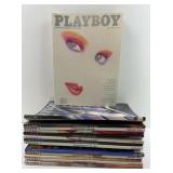 (12) PLAYBOY MAGAZINES: 1988 & 1989