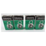 (4) NEW COMBINATION LOCKS