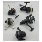 (5) FISHING REELS