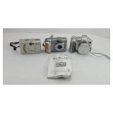 (3) DIGITAL CANON POWER SHOTS CAMERAS