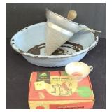 ENAMEL PAN, APPLE PEELER & MORE