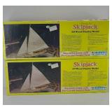 (2) WOOD SKIFF MODELS 971