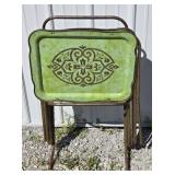 MID CENTURY METAL TV TRAYS