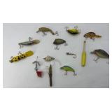 ASSTD FISHING LURES (SOME WOOD)