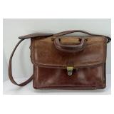 LEATHER MESSENGER BAG