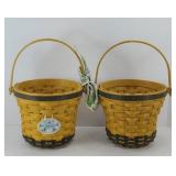 (2) LONGABERGER MAY DAISY BASKETS
