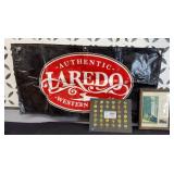 PAN AM GAMES PIN COLLECTION & LAREDO BANNER &
