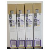 (4) NEW ROOM DARKENING 2 INCH CORDLESS BLINDS
