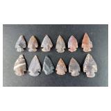 (12) ARROW HEADS (UNKNOWN ORIGINS)