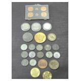 STEEL PENNIES & OTHER ASSTD COINS