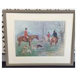 FOX HUNTING PRINT